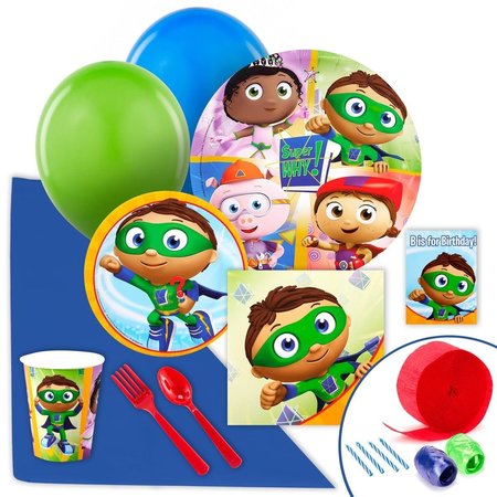 BIRTHDAY EXPRESS Birthday Express 238697 Super Why Value Party Pack 238697